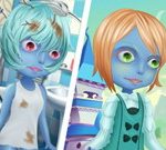 Очаровательная зомби-девочка