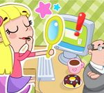 Лора Офис Бездельничает