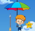Зонтик Падающий Парень