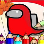 Игра-раскраска Among Us