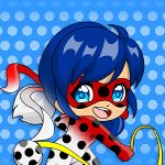 Раскраска Chibi DottedGirl