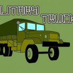 Раскраска военных грузовиков
