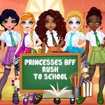 Принцессы BFF спешат в школу