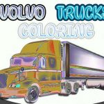 Раскраска грузовиков Volvo